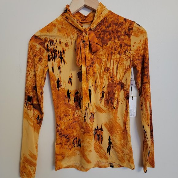 Aritzia Babaton Clyde Long Sleeve Mock Neck Top - Picture 3 of 9